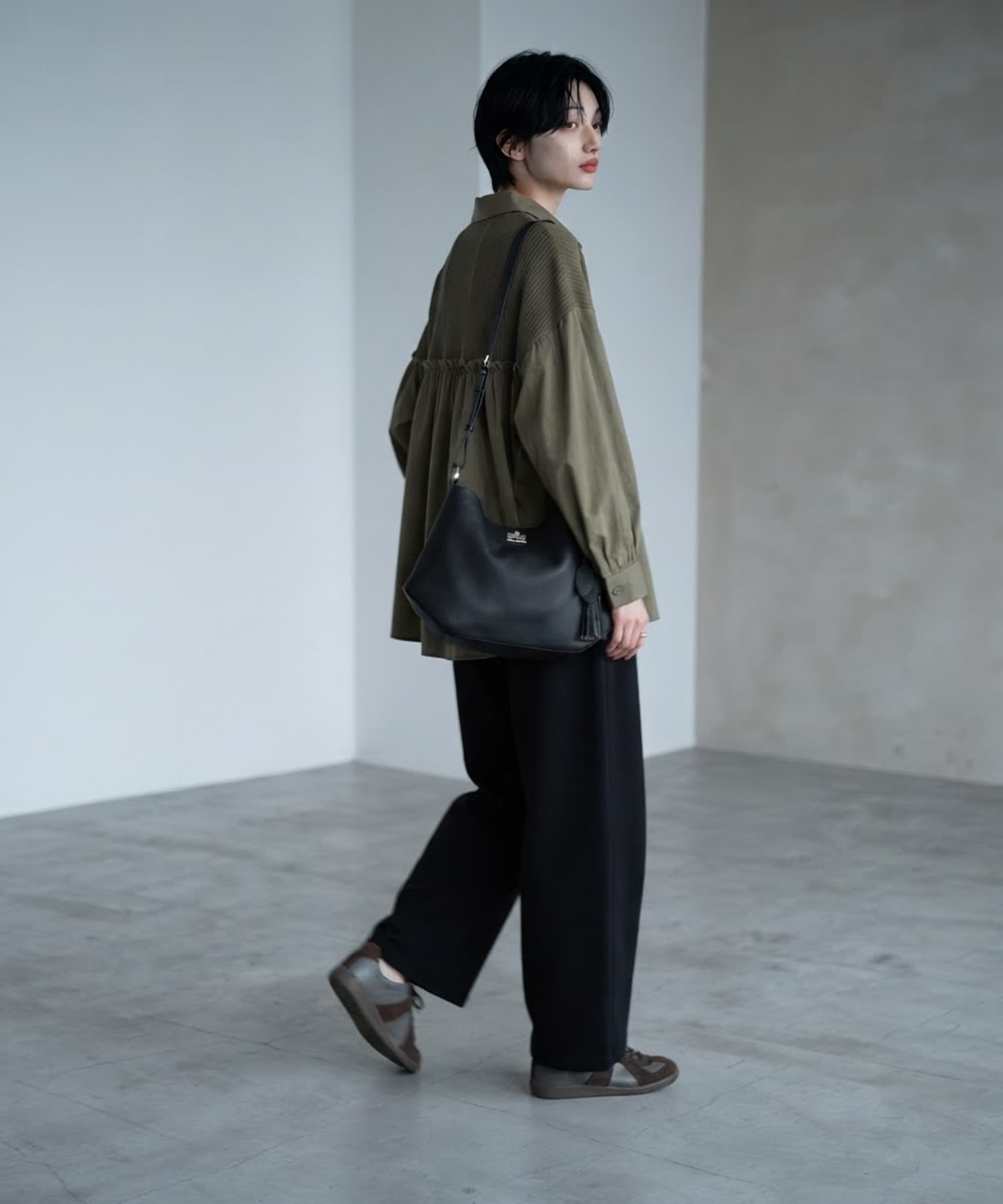 着用イメージ 170cm ブラック