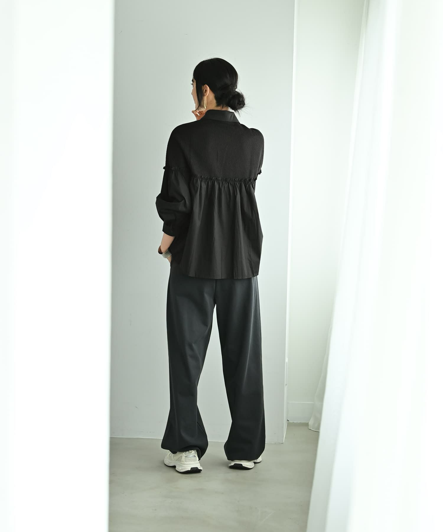 着用イメージ 170cm ブラック