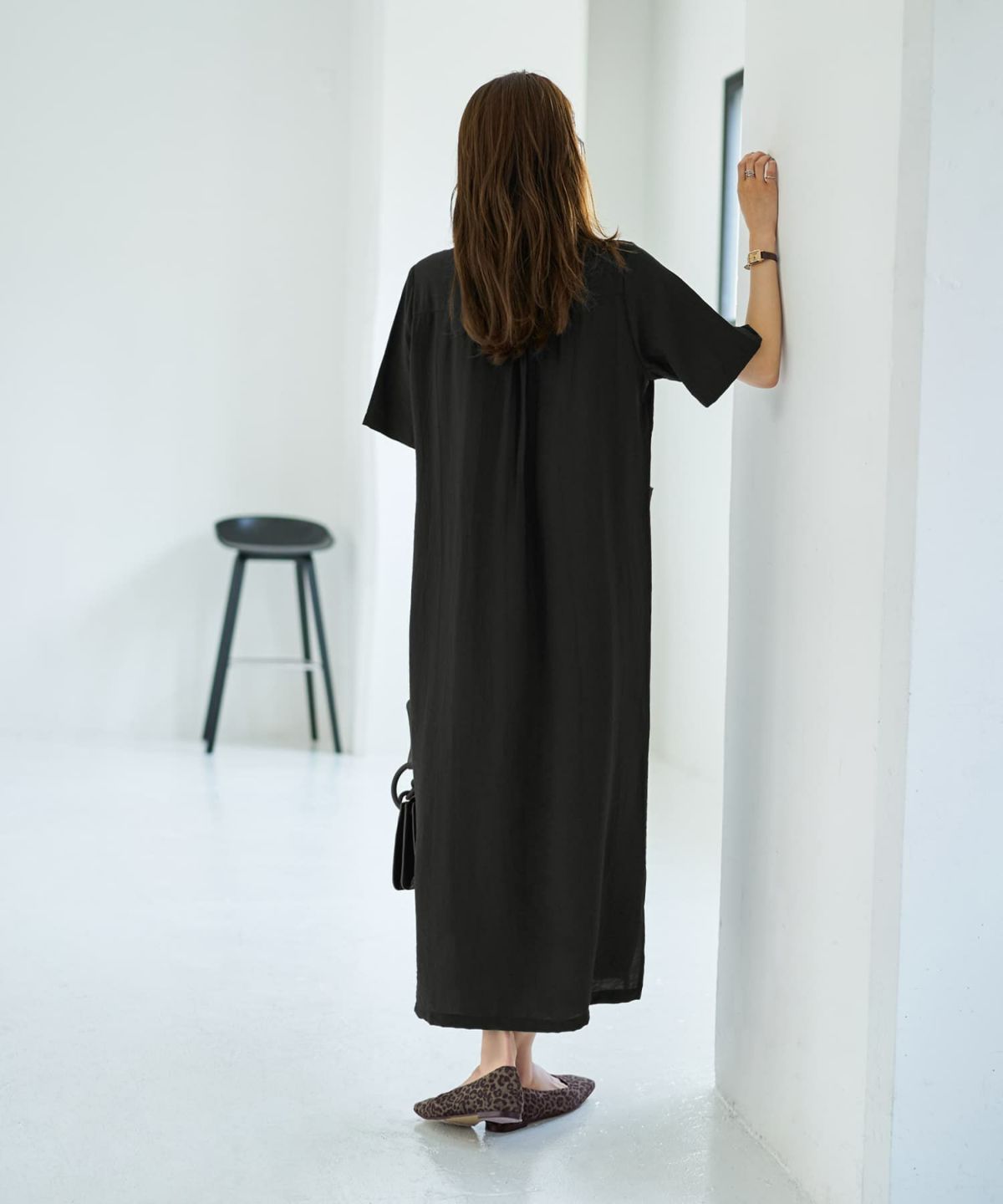 着用イメージ 167cm ブラック