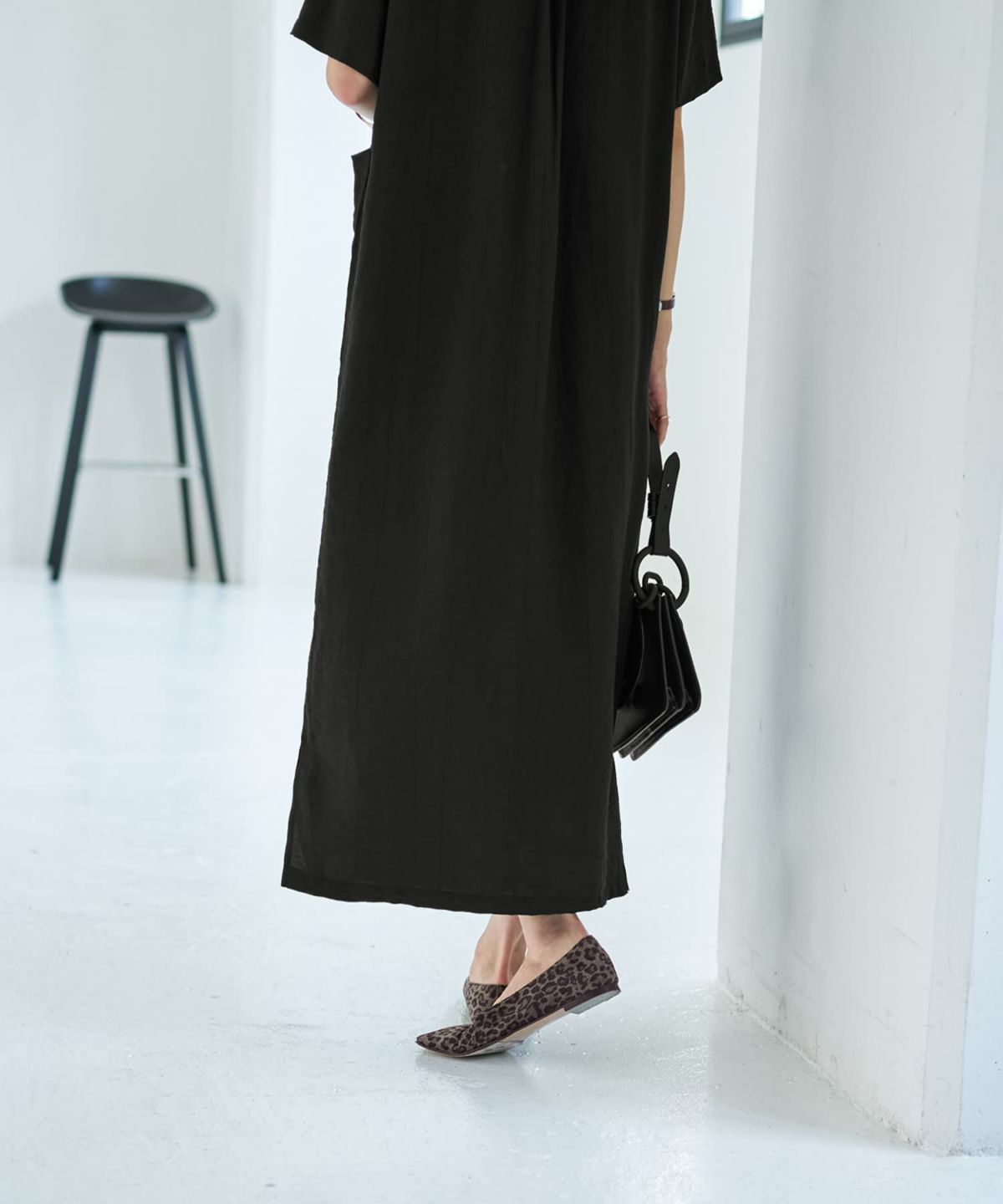 着用イメージ 167cm ブラック