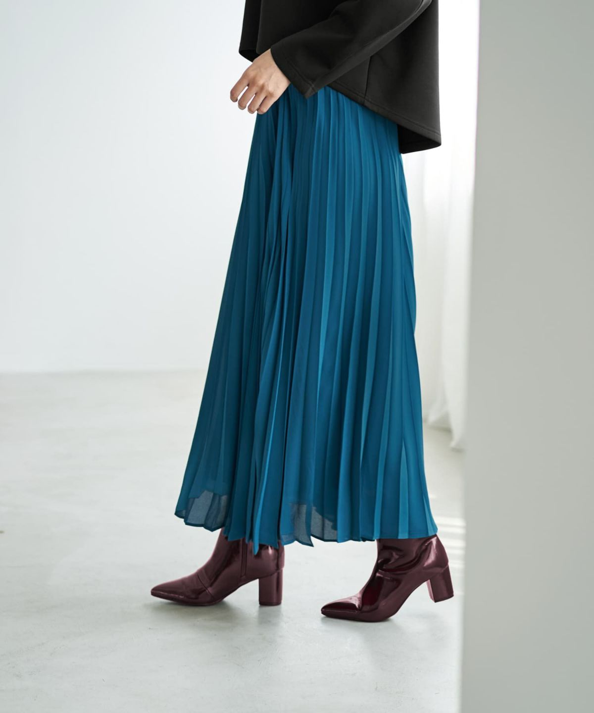 着用イメージ 166cm シアンブルー 02サイズ