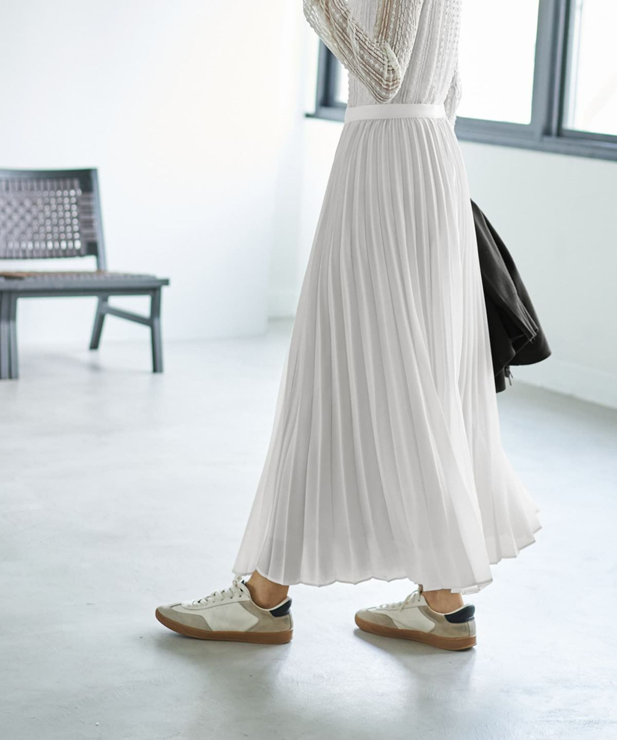 着用イメージ 167cm アイボリー 02サイズ