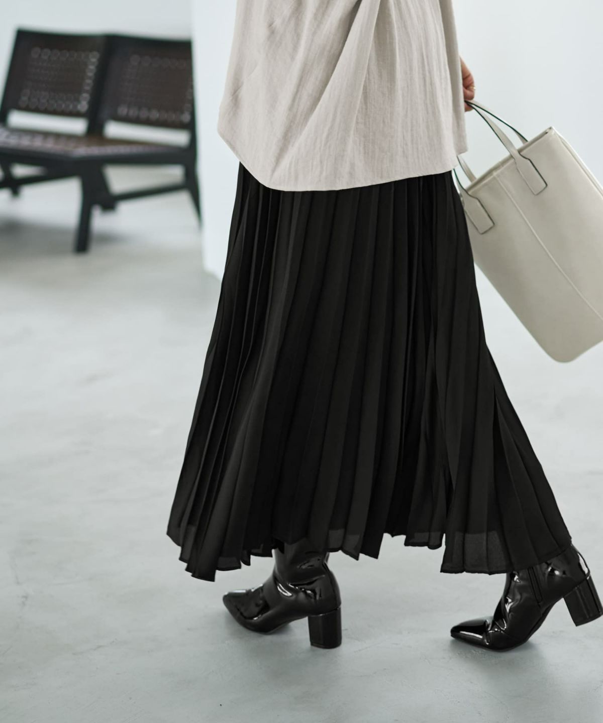 着用イメージ 167cm ブラック 02サイズ