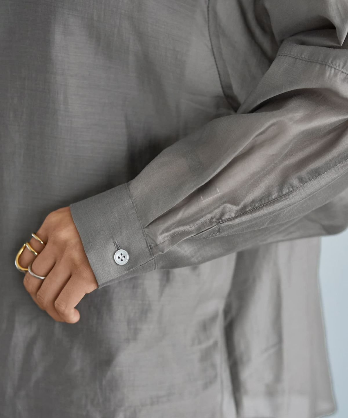 着用イメージ 166cm ストーン