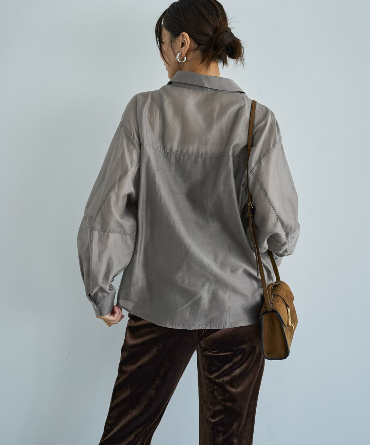 着用イメージ 166cm ストーン