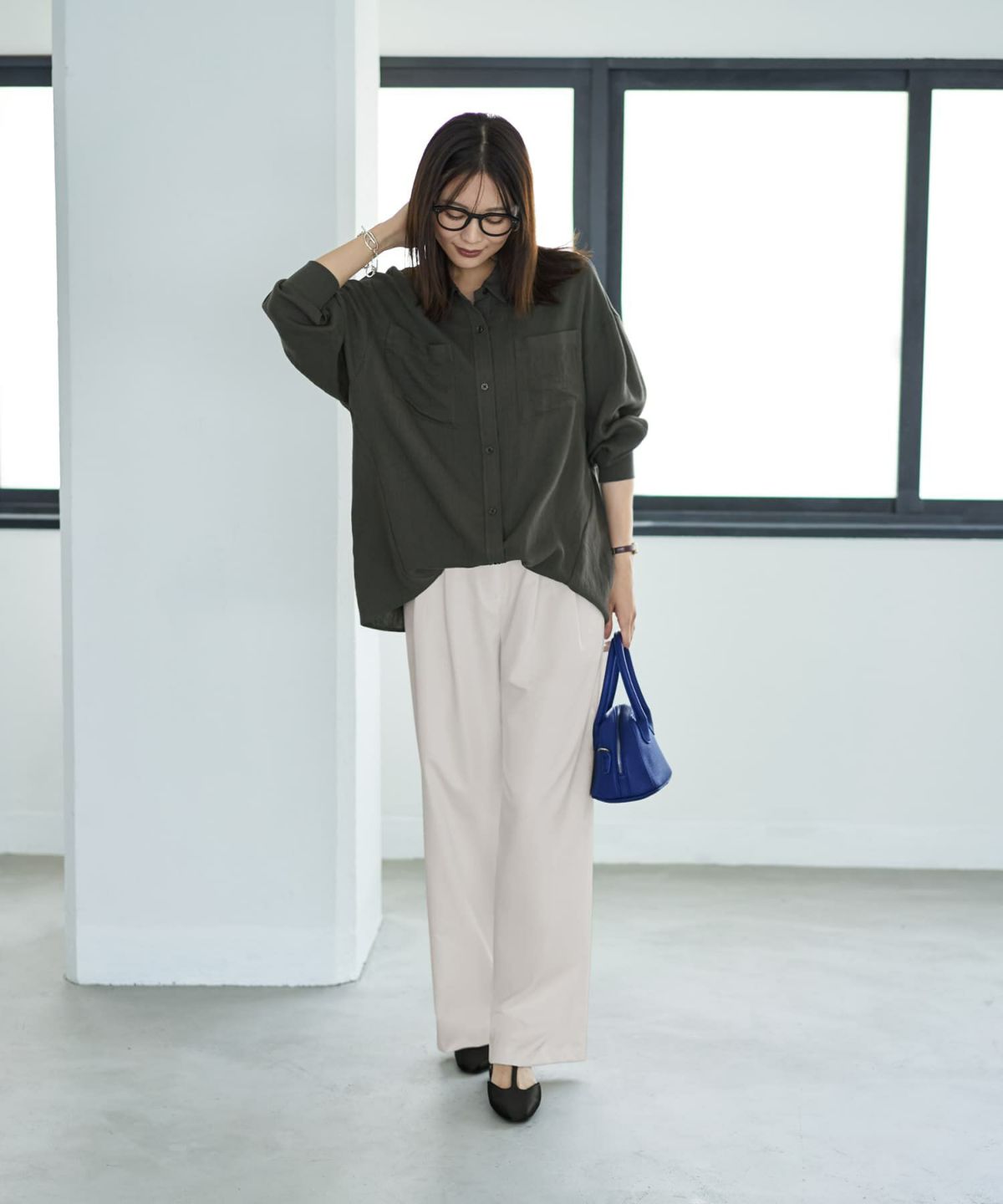 着用イメージ 166cm スミクロ