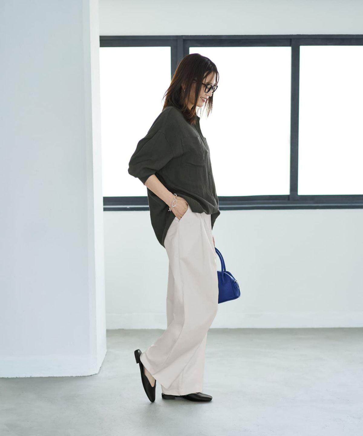 着用イメージ 166cm スミクロ