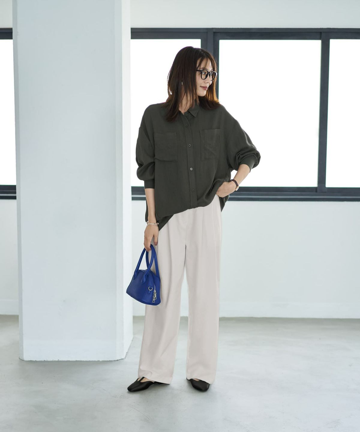 着用イメージ 166cm スミクロ