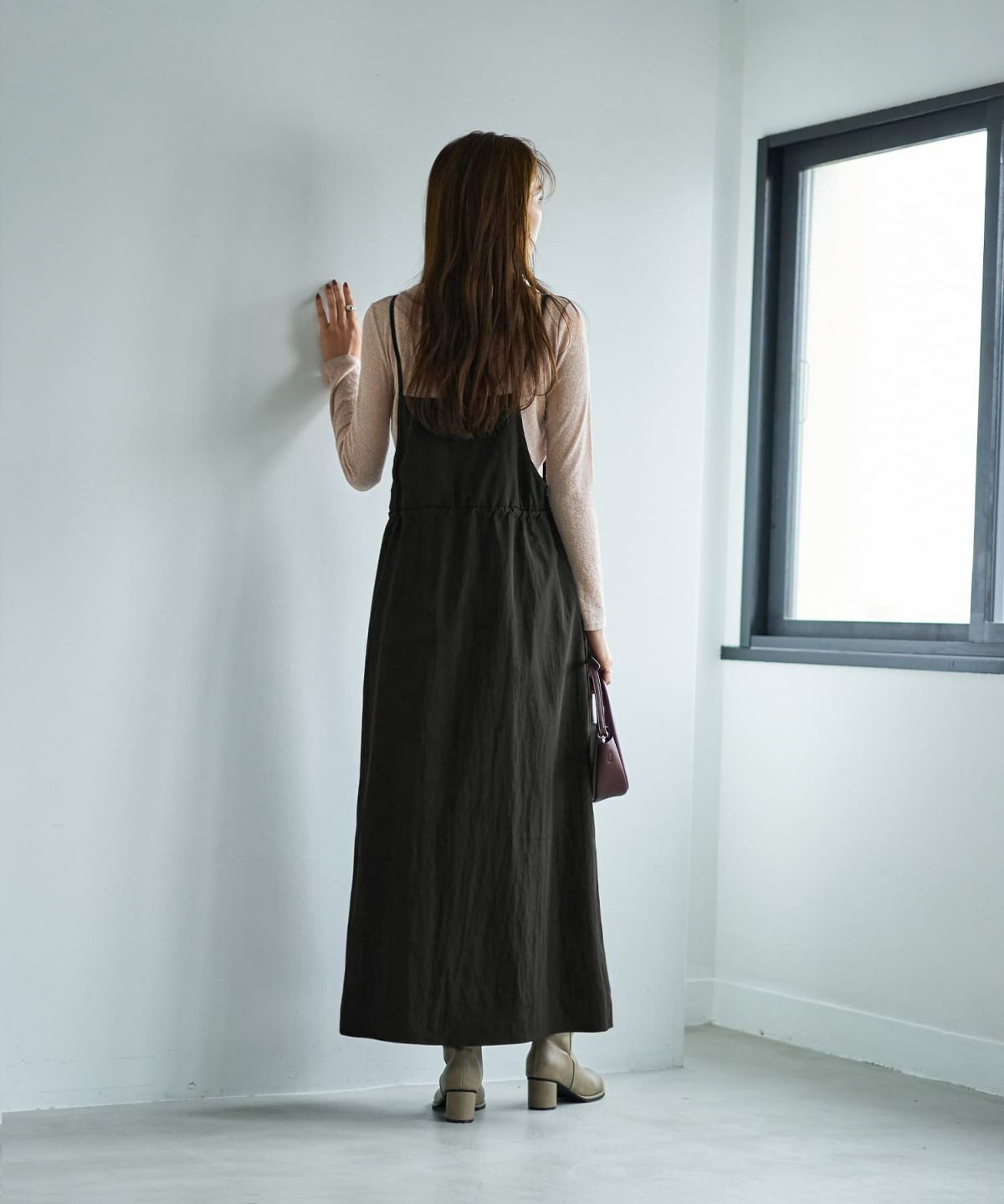 着用イメージ 166cm ブラック