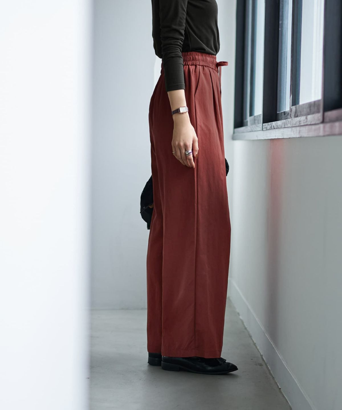 着用イメージ 166cm アカチャ