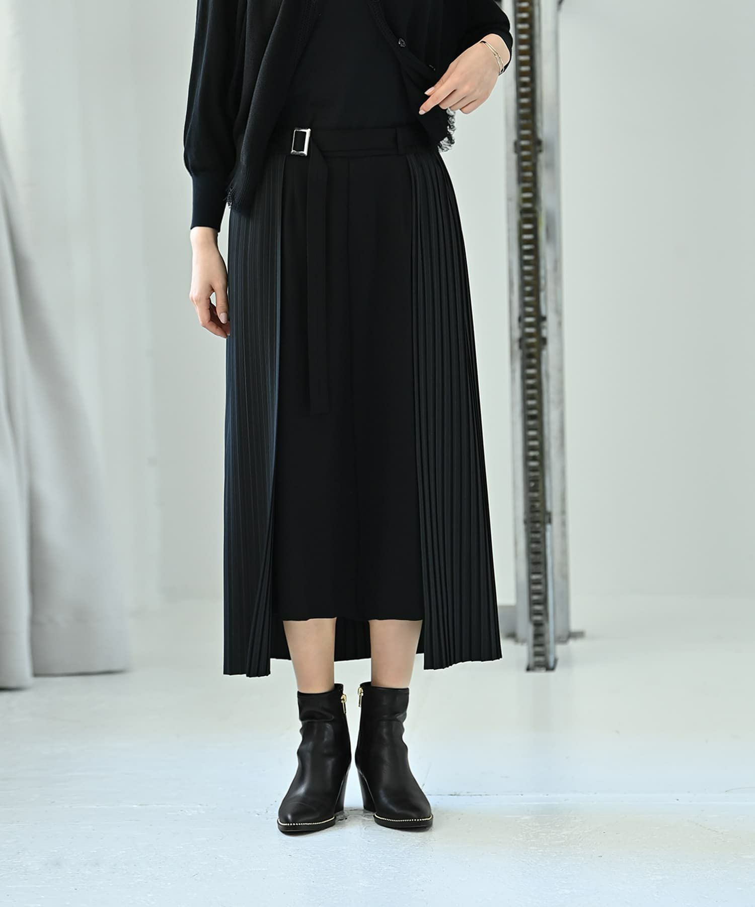 着用イメージ 172cm ブラック