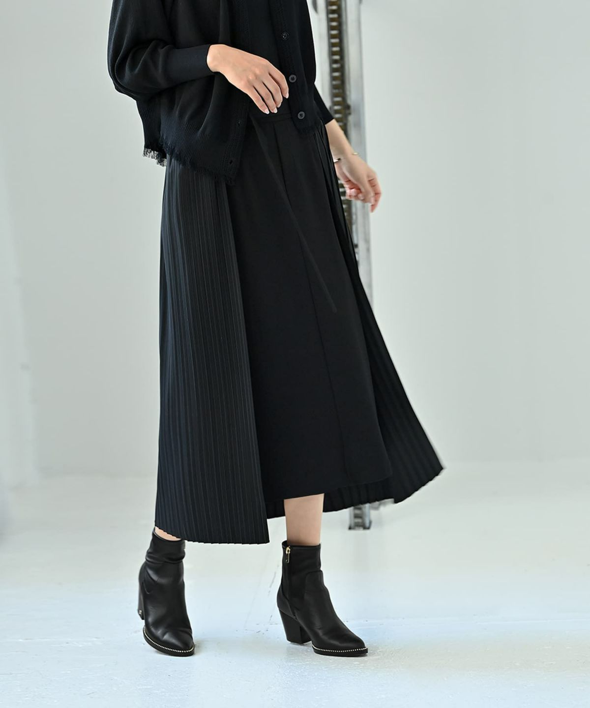 着用イメージ 172cm ブラック