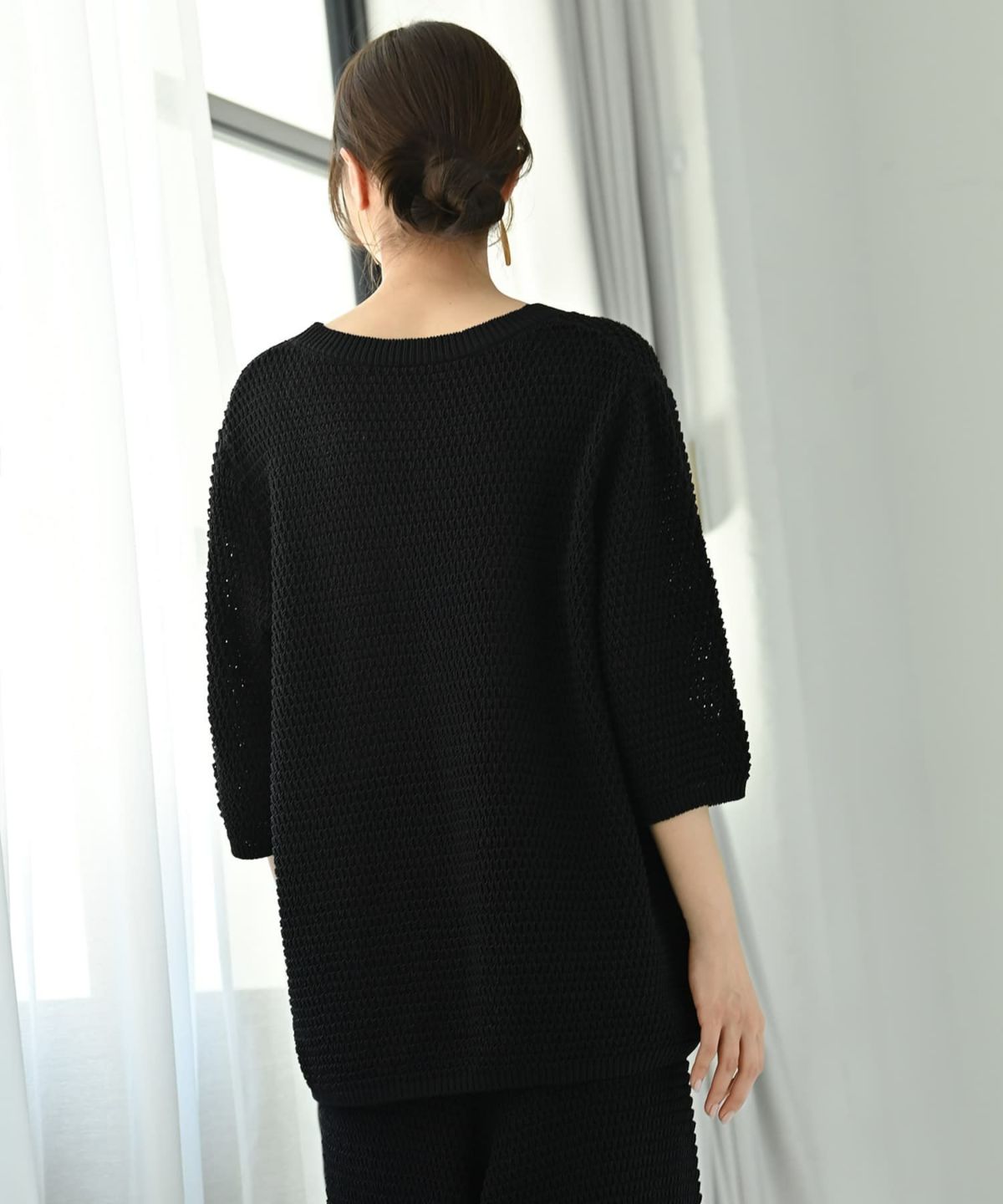 着用イメージ 172cm ブラック