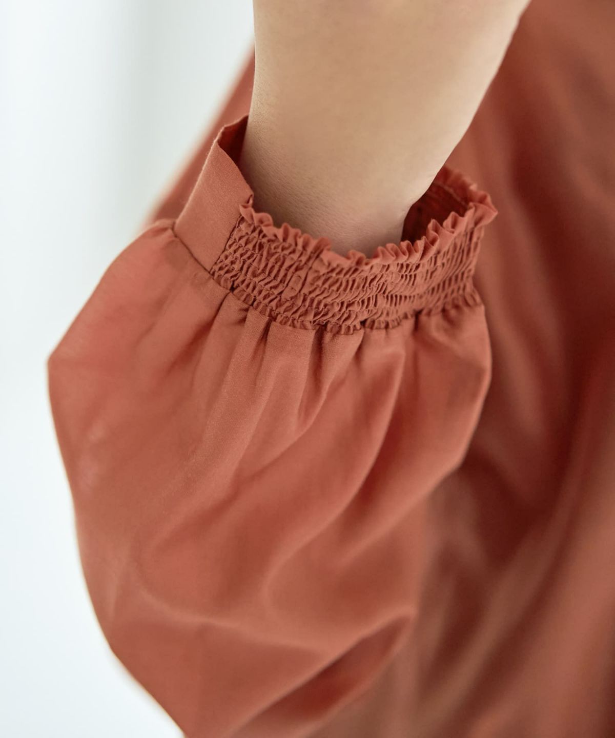 着用イメージ 167cm オレンジブラウン