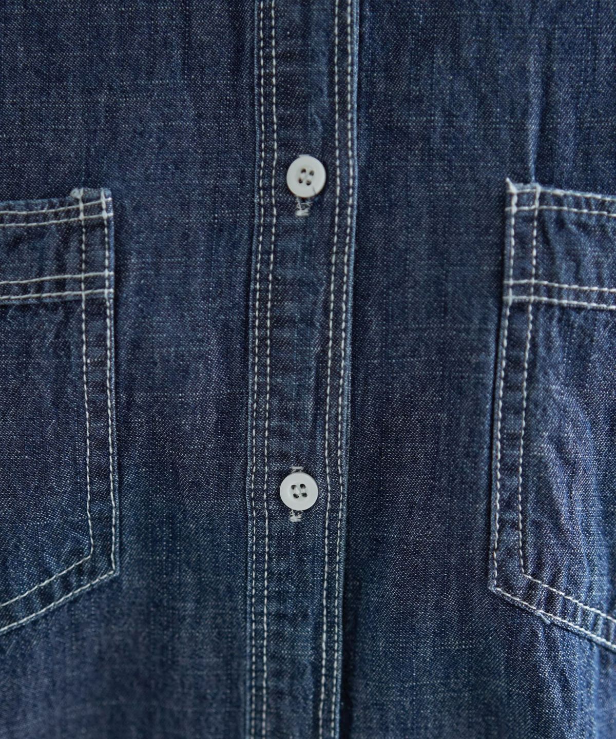 着用イメージ 166cm ダークブルー