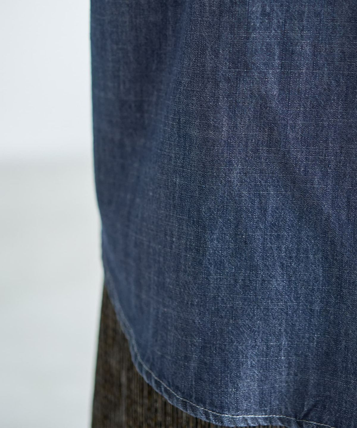 着用イメージ 166cm ダークブルー