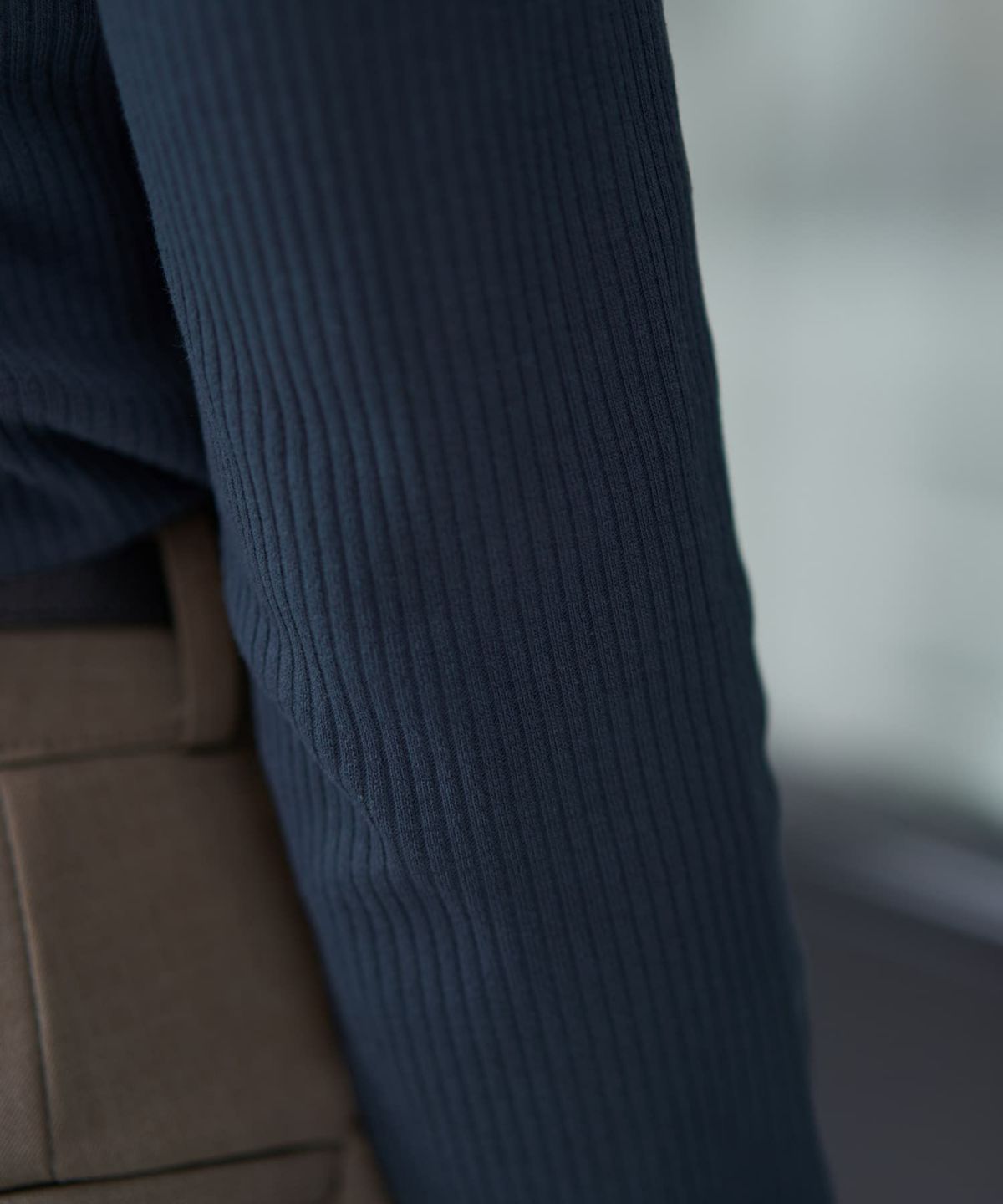 着用イメージ 166cm ネイビー