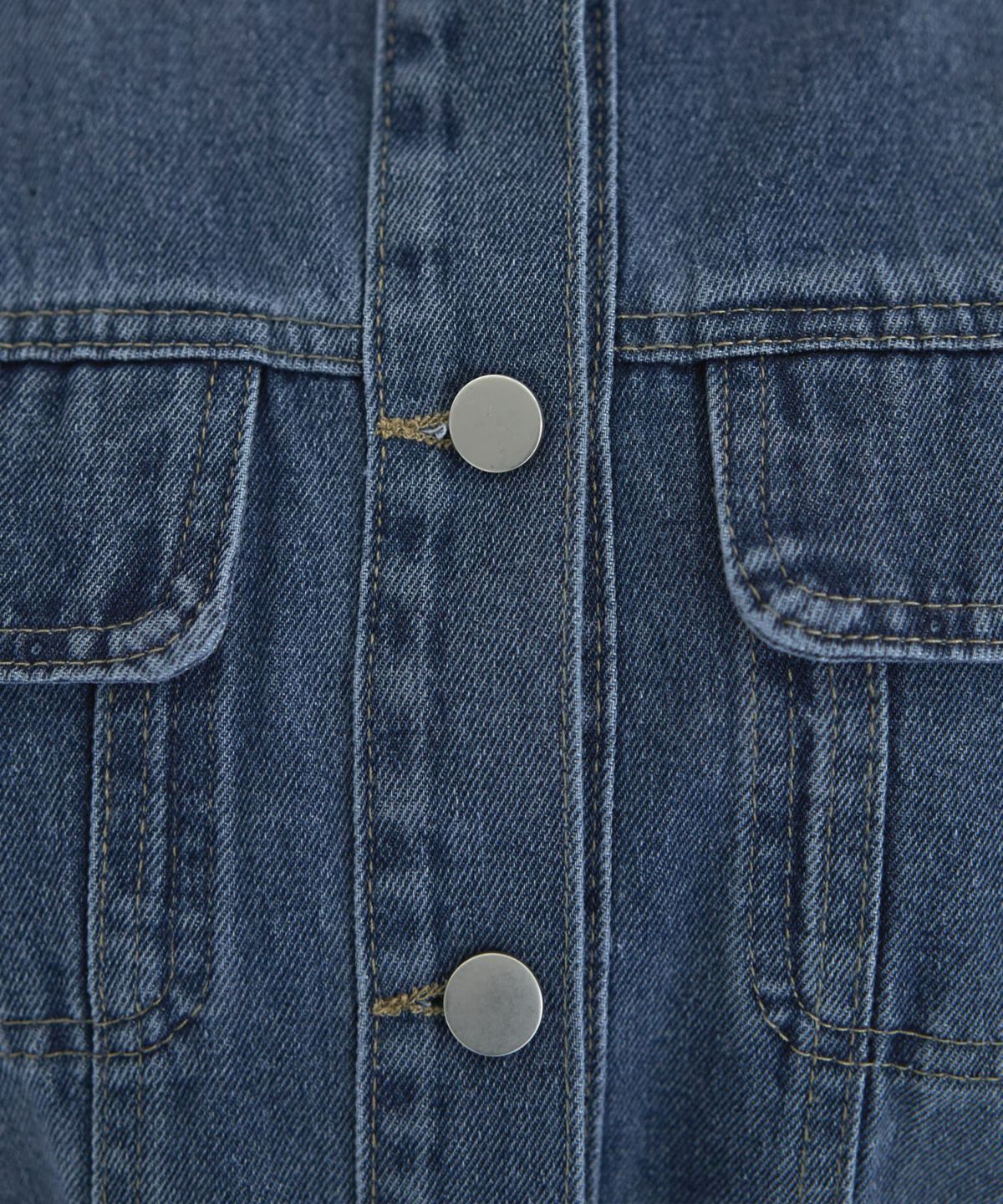 着用イメージ 167cm ブルー 