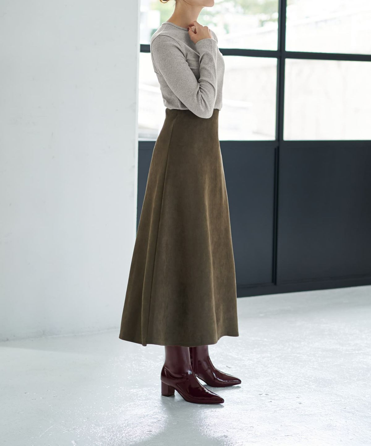 着用イメージ 167cm カーキ Mサイズ