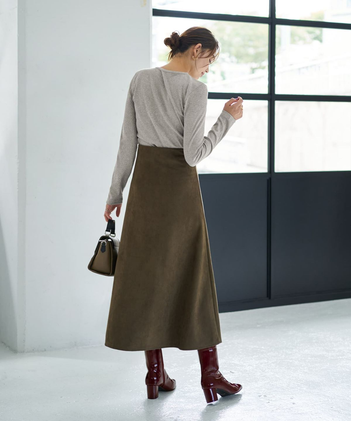 着用イメージ 167cm カーキ Mサイズ