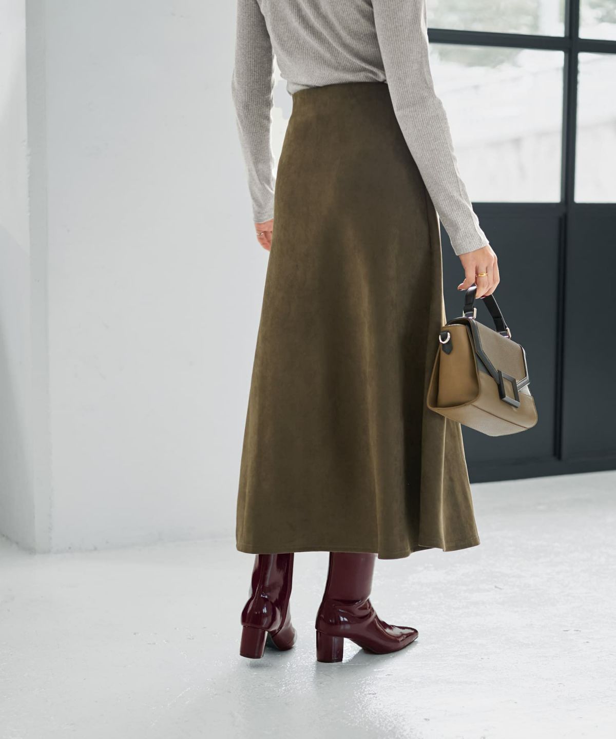 着用イメージ 167cm カーキ Mサイズ