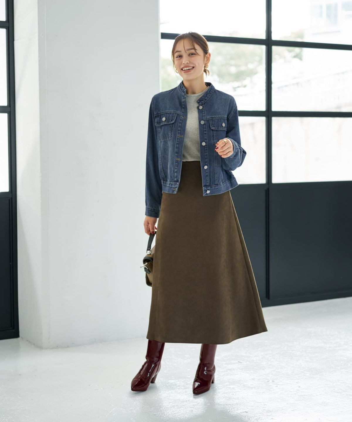 着用イメージ 167cm カーキ Mサイズ