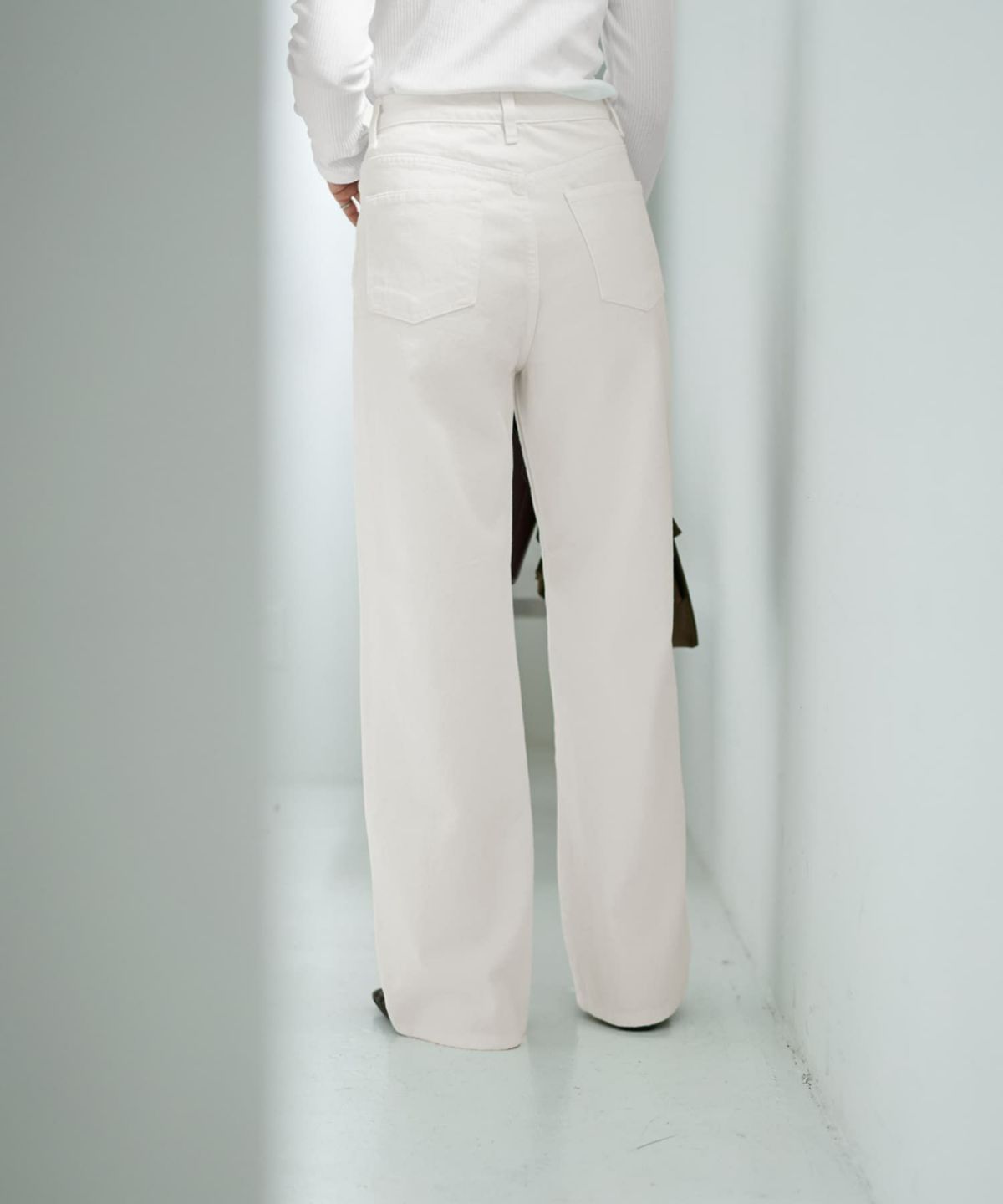 着用イメージ 167cm アイボリー Sサイズ