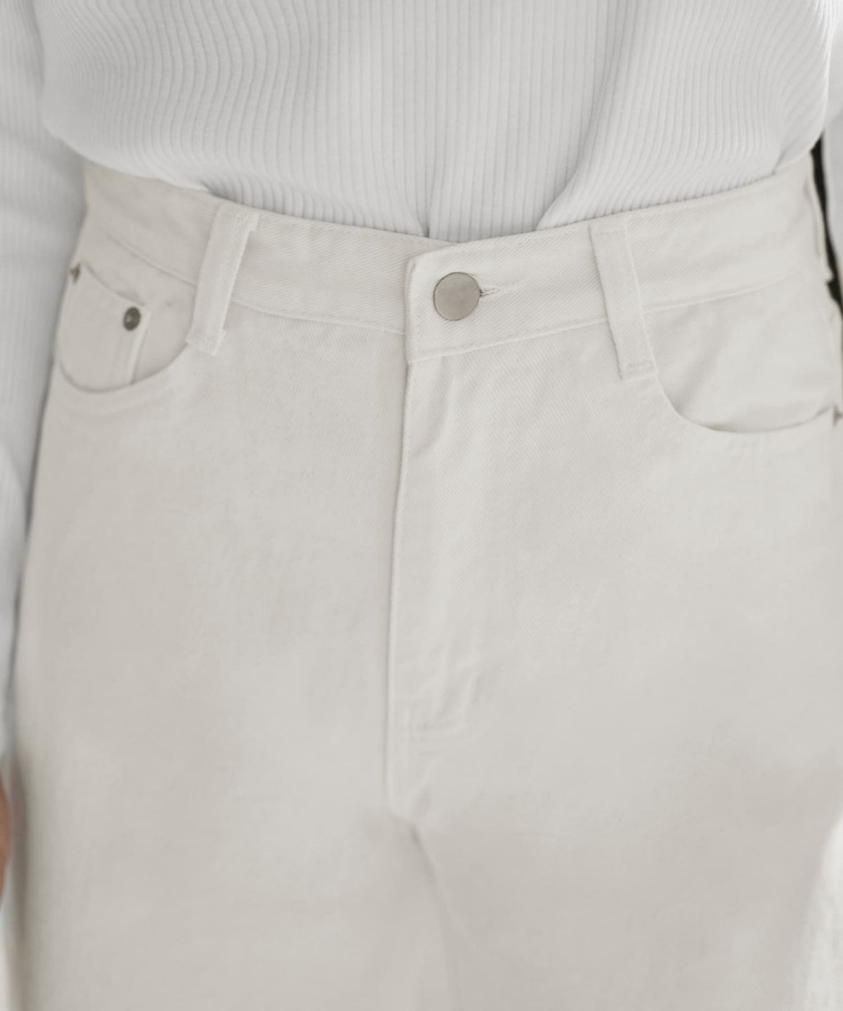 着用イメージ 167cm アイボリー Sサイズ