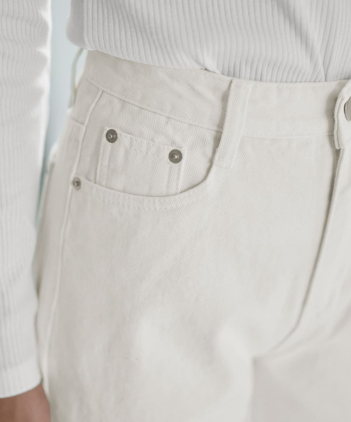 着用イメージ 167cm アイボリー Sサイズ