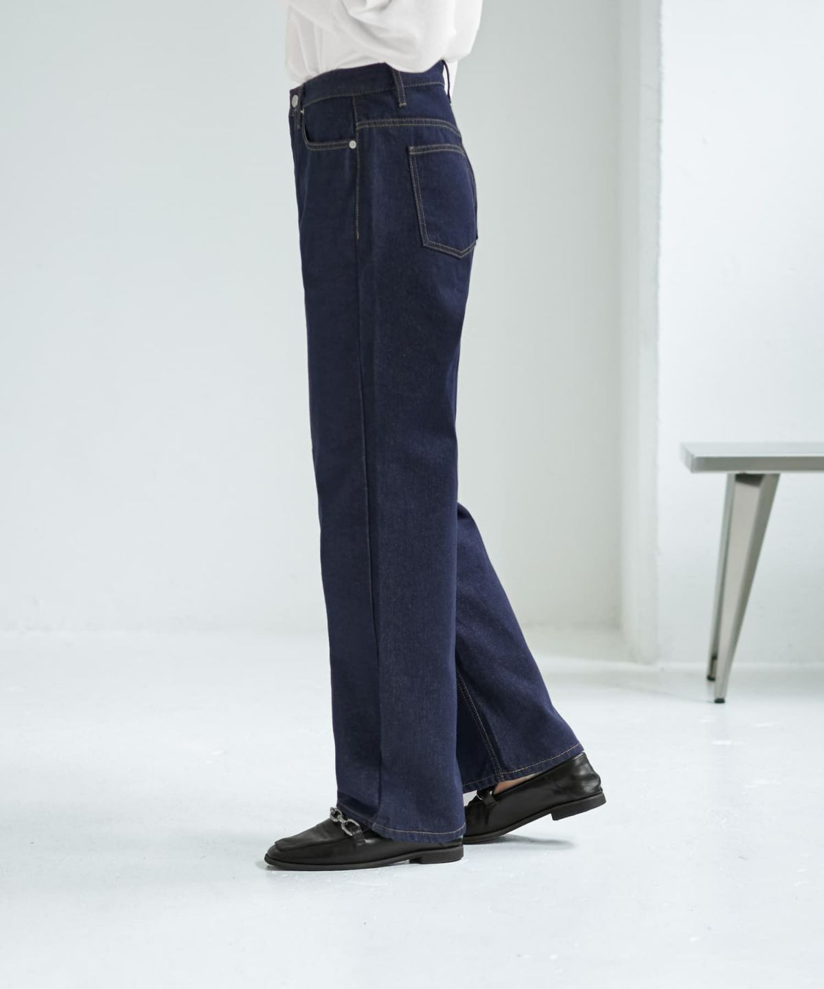 着用イメージ 167cm ネイビー Sサイズ