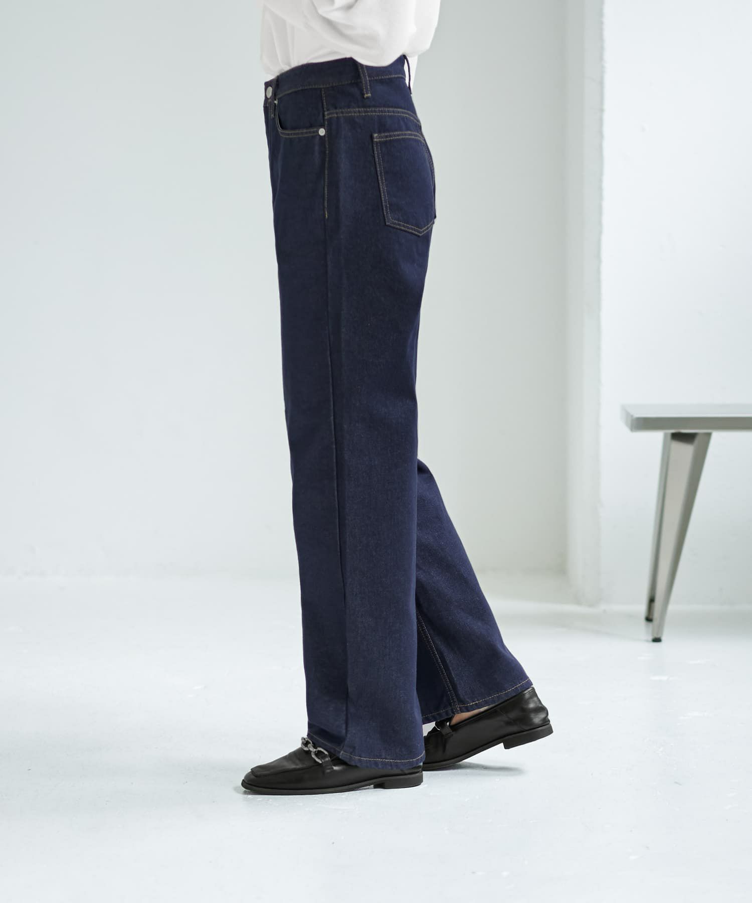 着用イメージ 167cm ネイビー Sサイズ