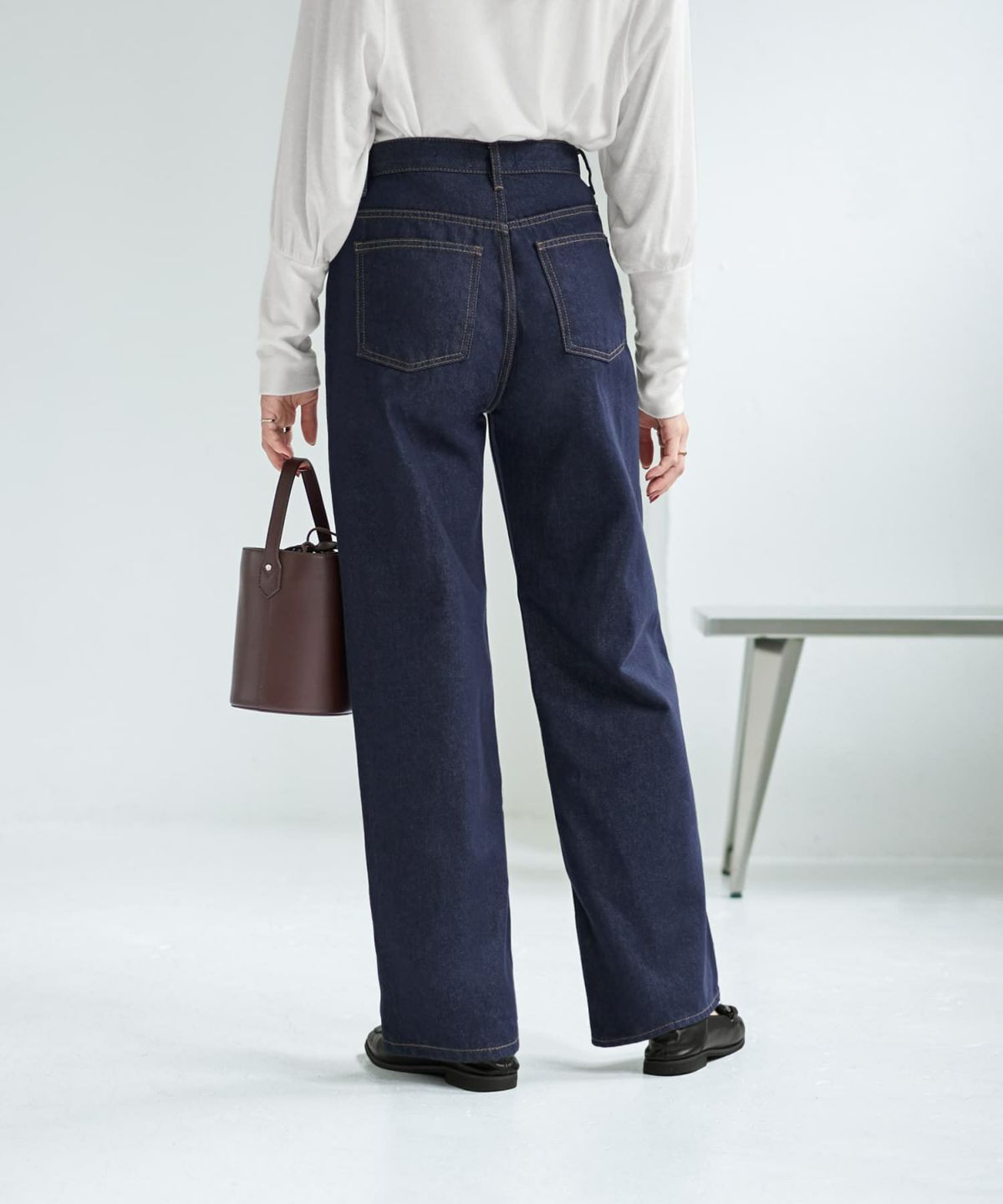 着用イメージ 167cm ネイビー Sサイズ