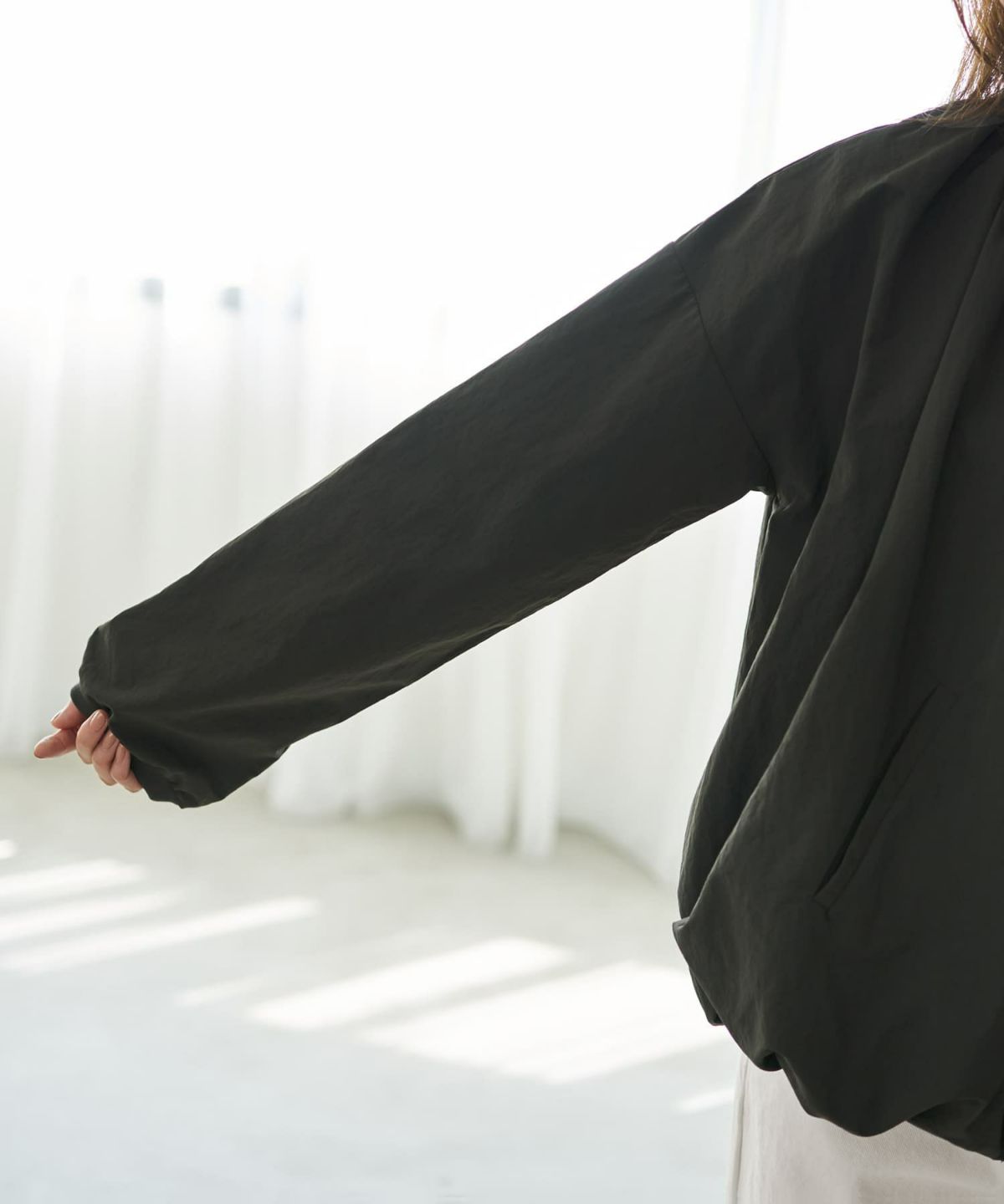 着用イメージ 166cm ダークカーキ