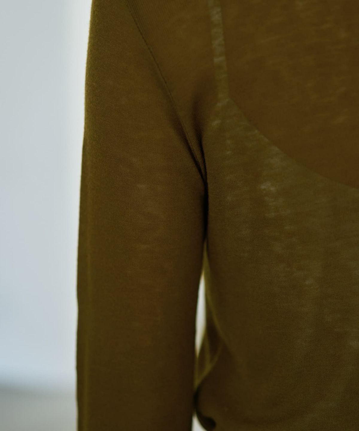 着用イメージ 166cm イエローカーキ