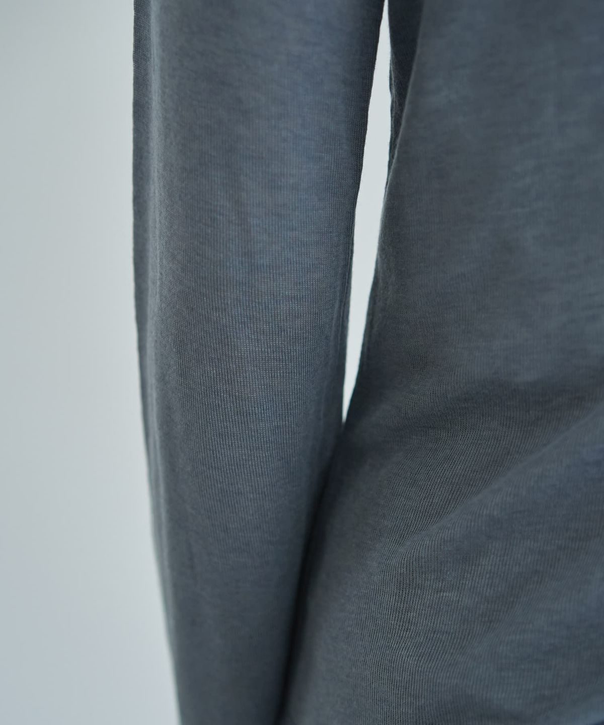 着用イメージ 166cm ブルーグレー