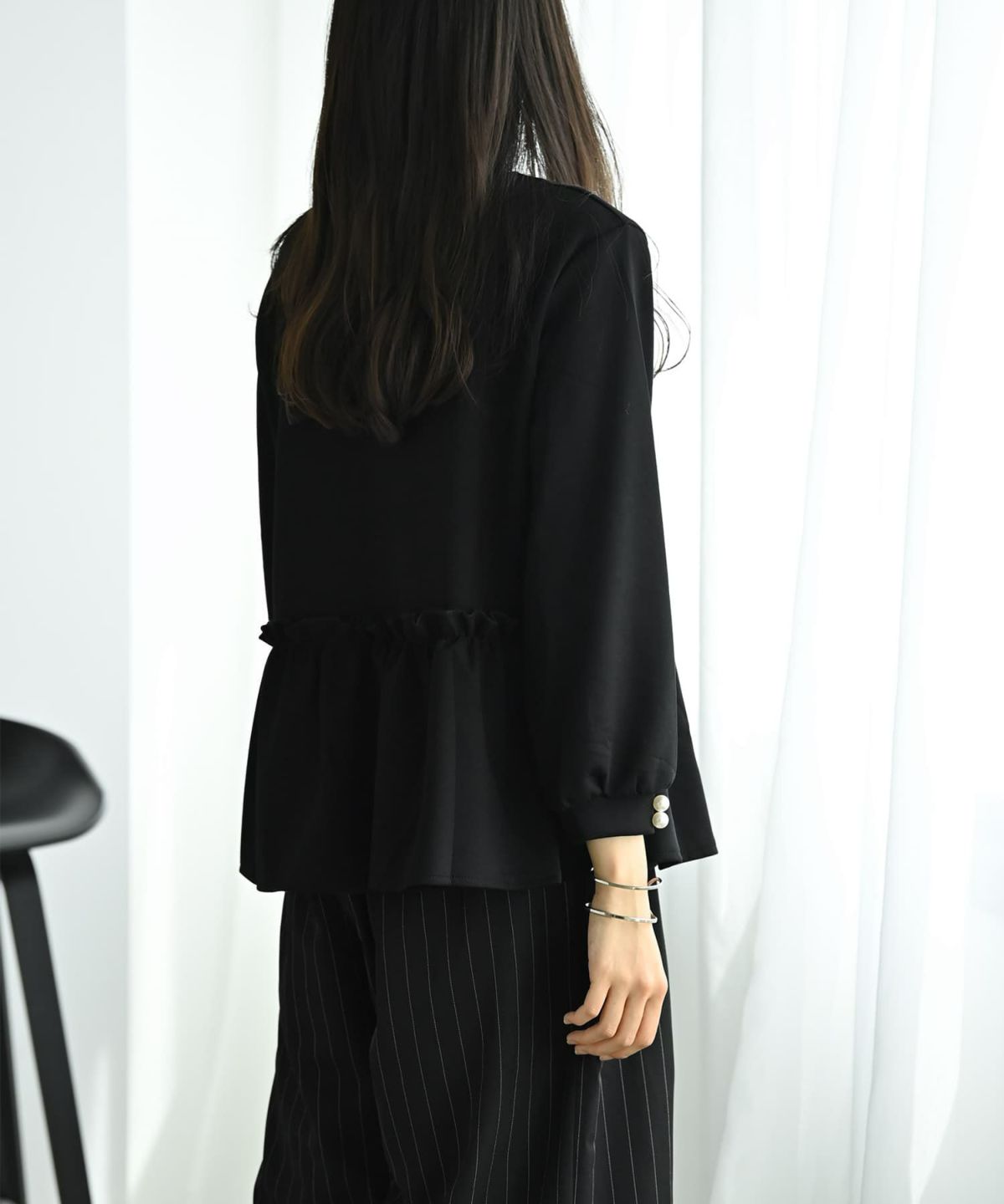 着用イメージ 169cm ブラック