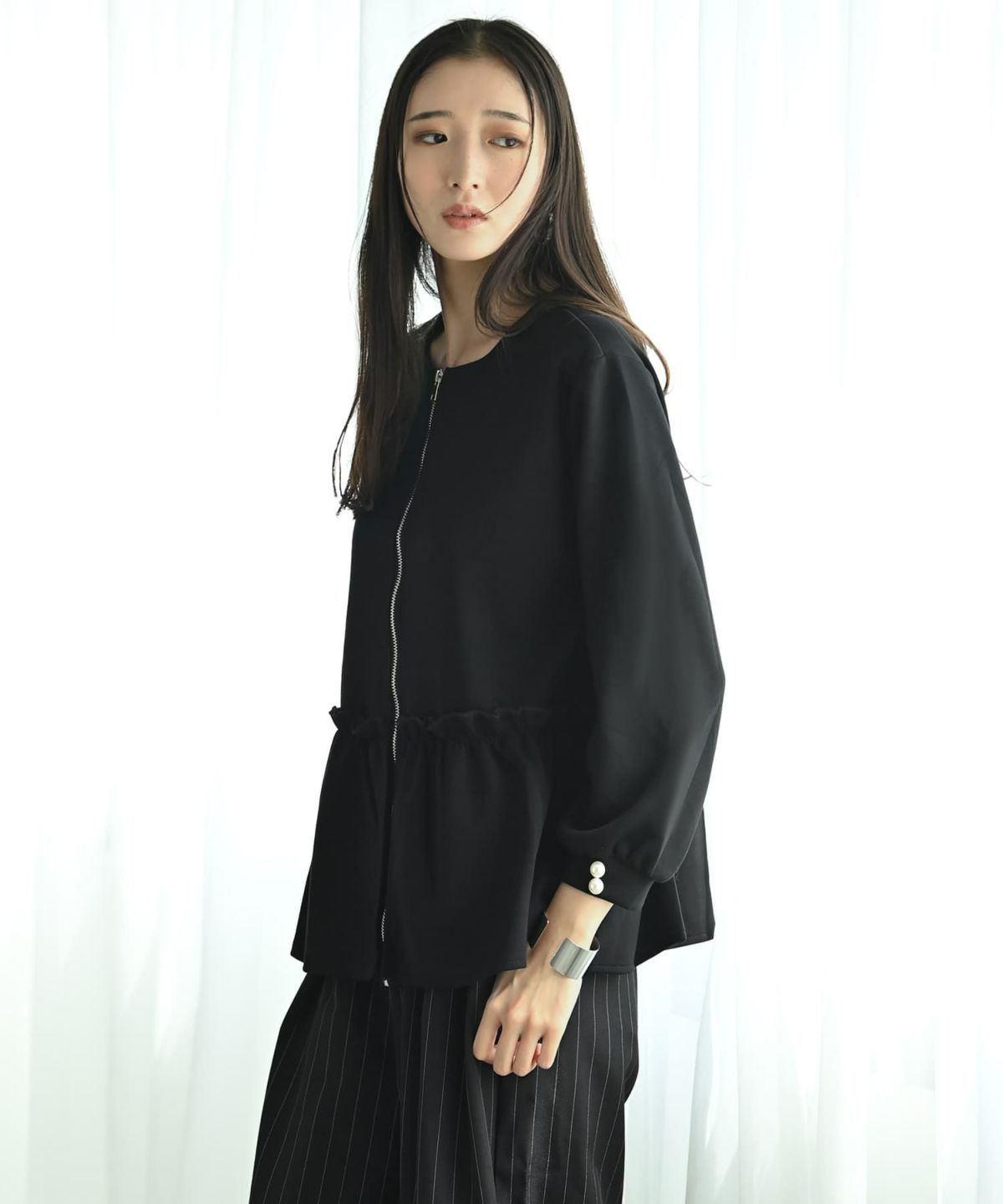 着用イメージ 169cm ブラック