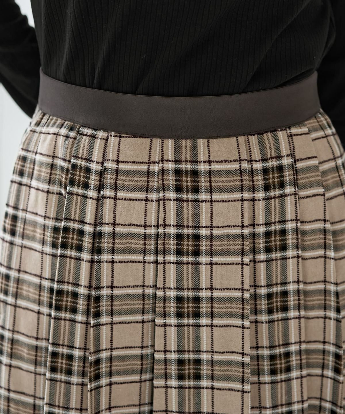 着用イメージ 166cm ベージュミックス 02サイズ