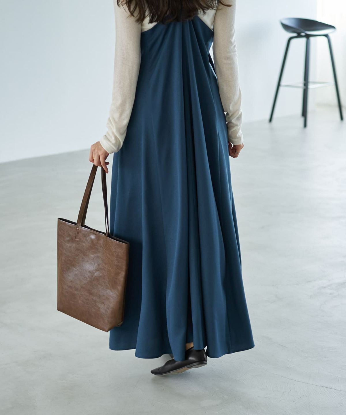 着用イメージ 166cm コバルトブルー 02サイズ