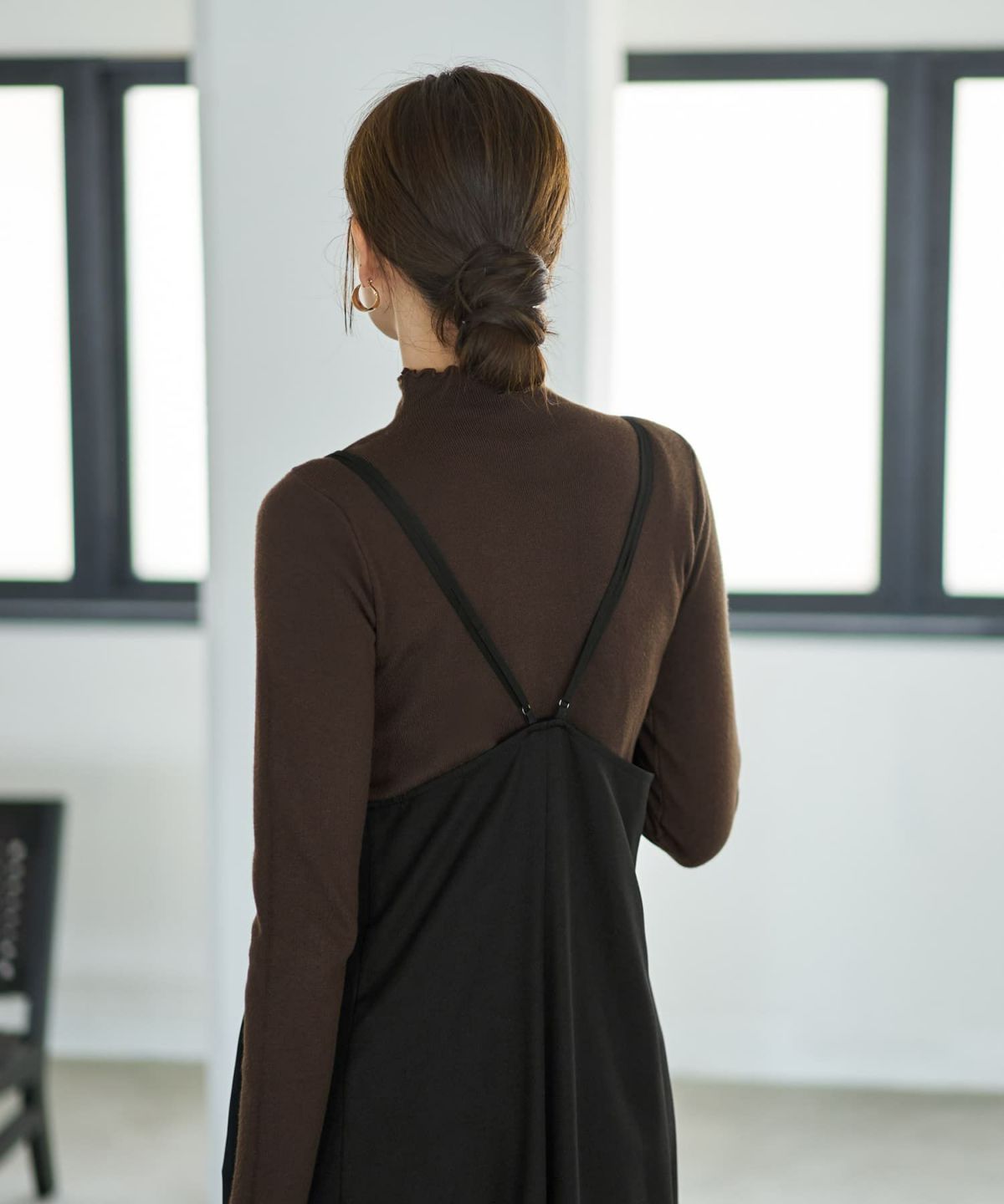 着用イメージ 166cm ブラック 02サイズ