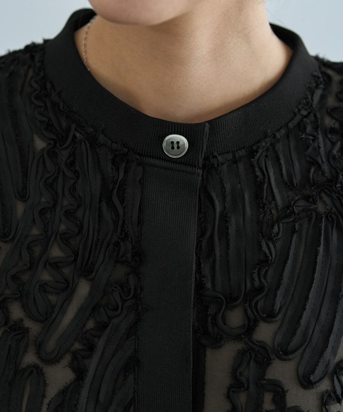 着用イメージ 166cm ブラック