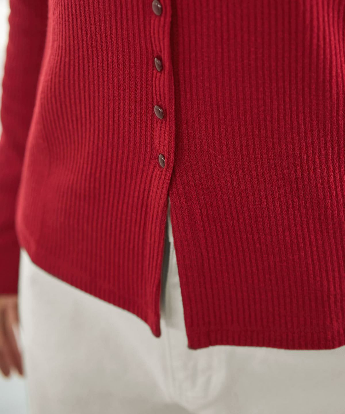 着用イメージ 166cm レッド