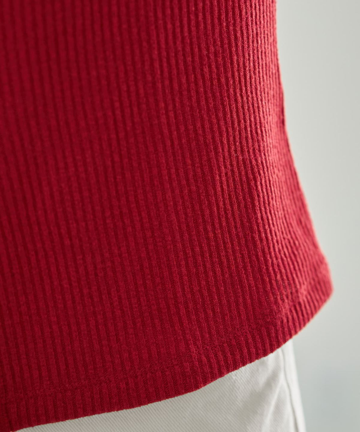 着用イメージ 166cm レッド