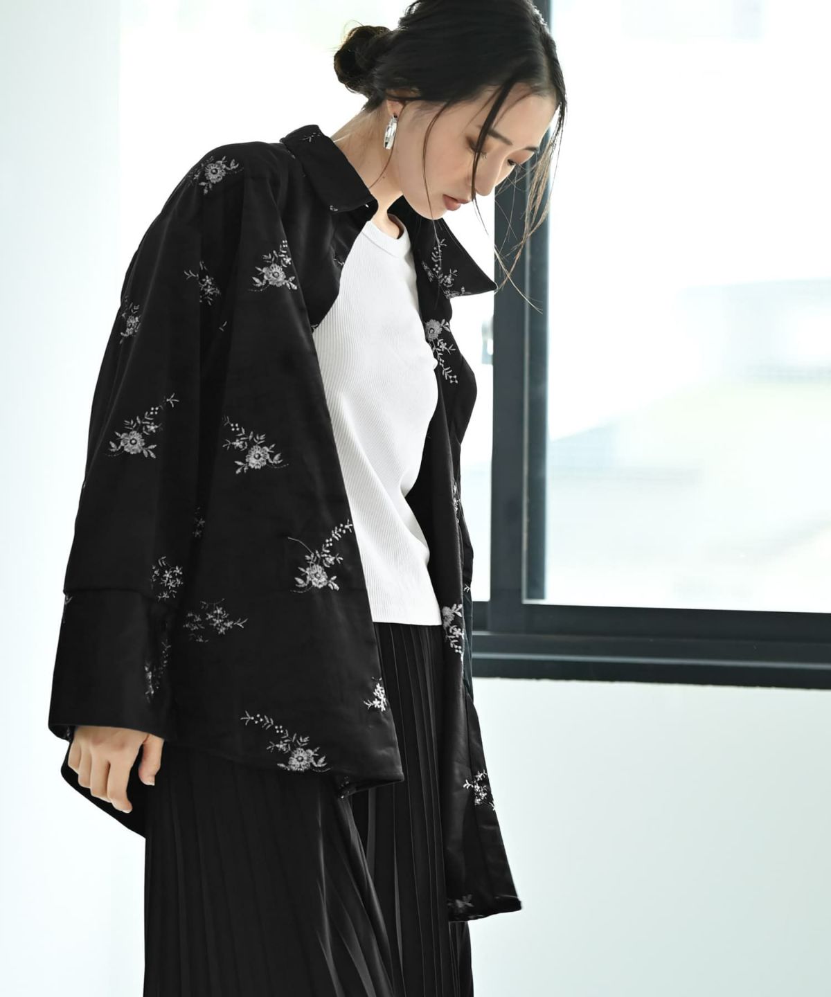 着用イメージ 169cm ブラック