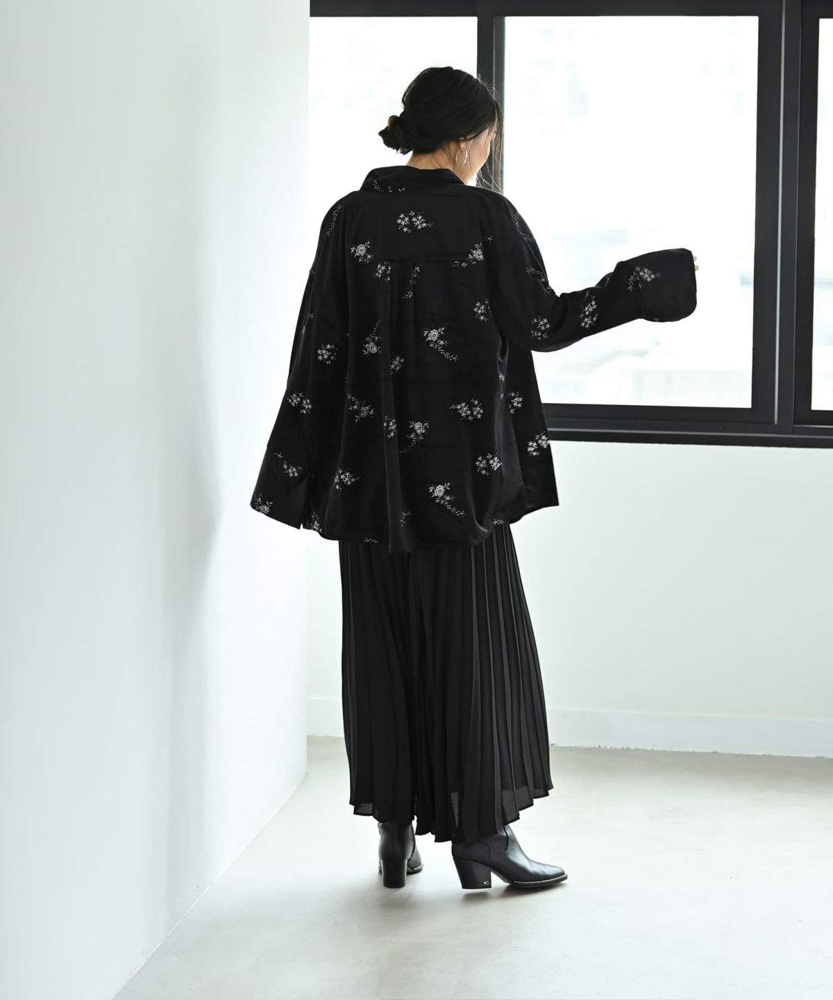 着用イメージ 169cm ブラック