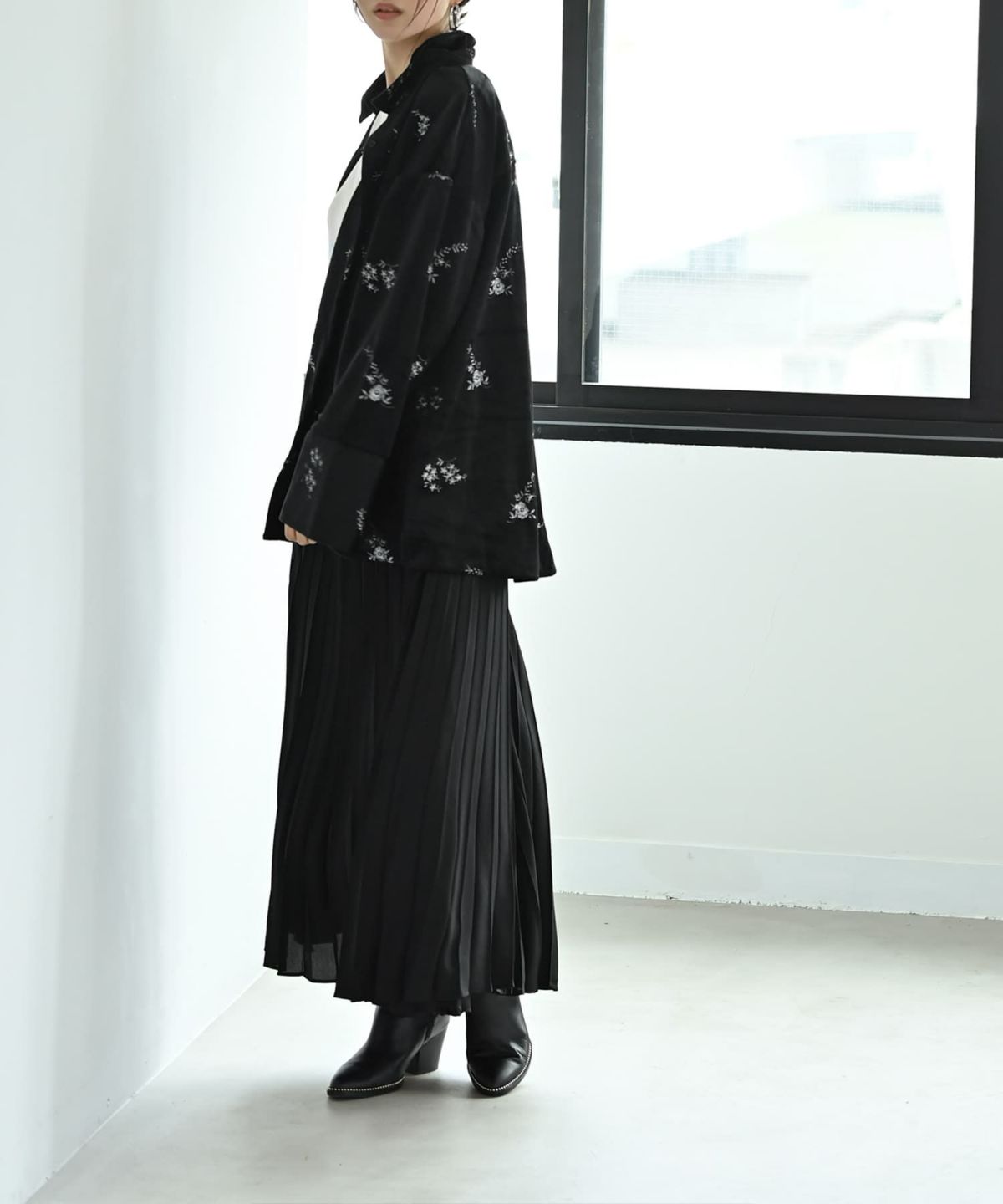 着用イメージ 169cm ブラック