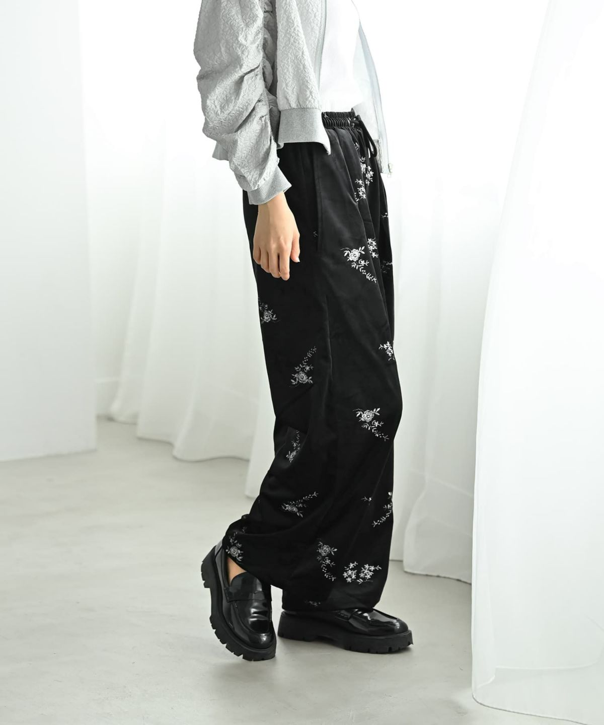 着用イメージ 169cm ブラック