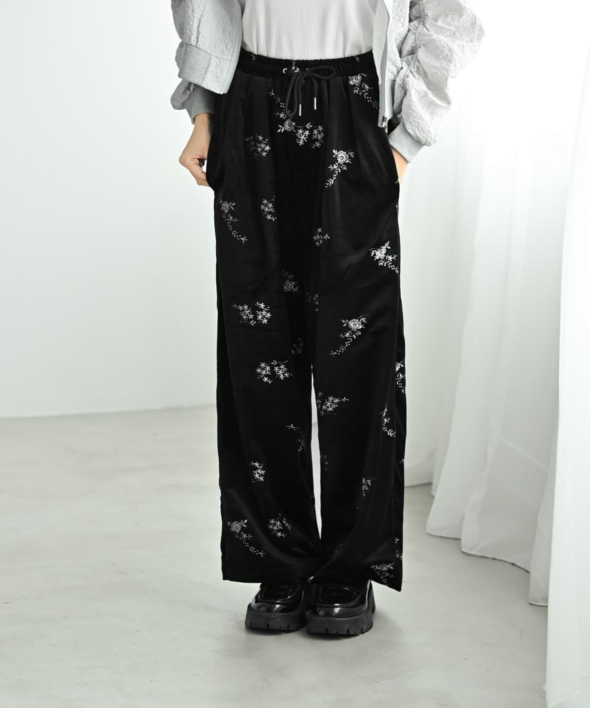 着用イメージ 169cm ブラック