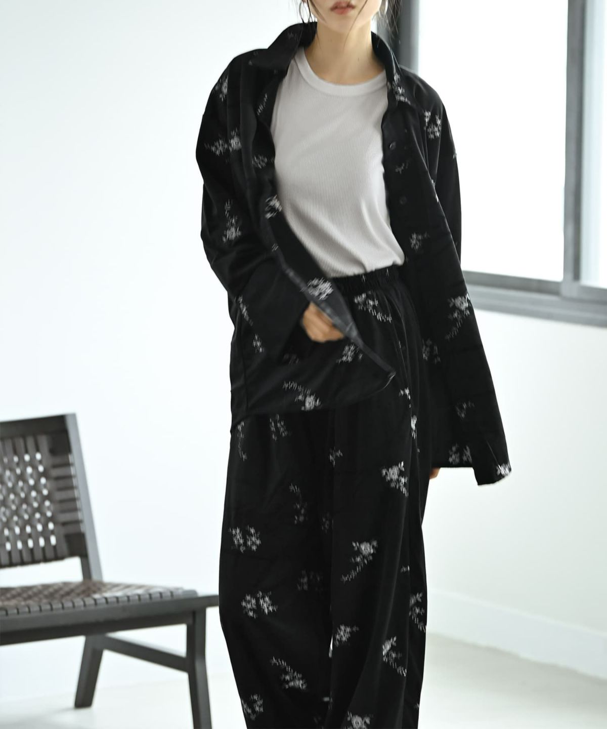 着用イメージ 169cm ブラック