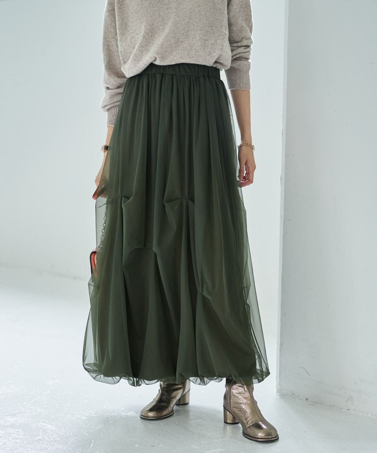 着用イメージ 166cm カーキ 02サイズ